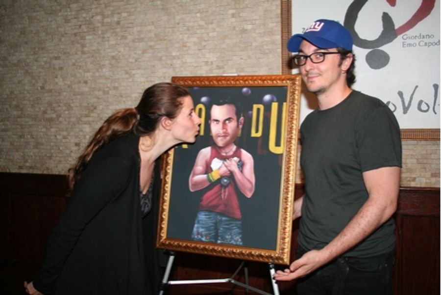 Photo Coverage: Cheyenne Jackson Portrait Unveiled at Tony's DiNapoli Image