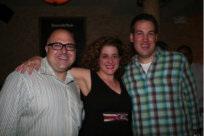 Frank DeCaro, Mary Testa and Jim Colucci
 Photo