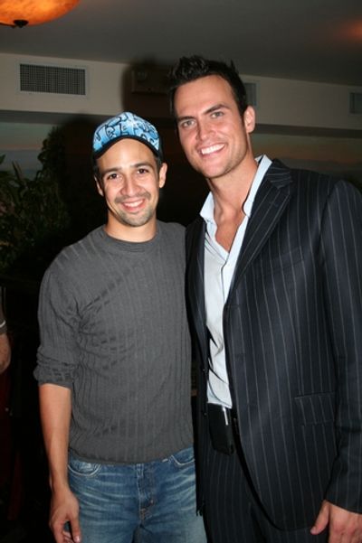 Lin-Manuel Miranda and Cheyenne Jackson
 Photo