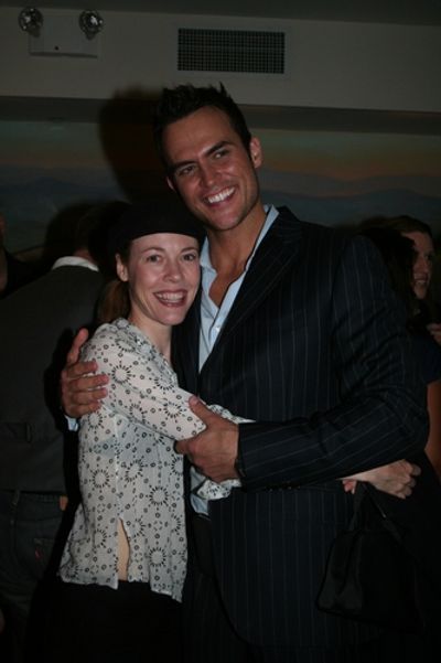Veanne Cox and Cheyenne Jackson
 Photo