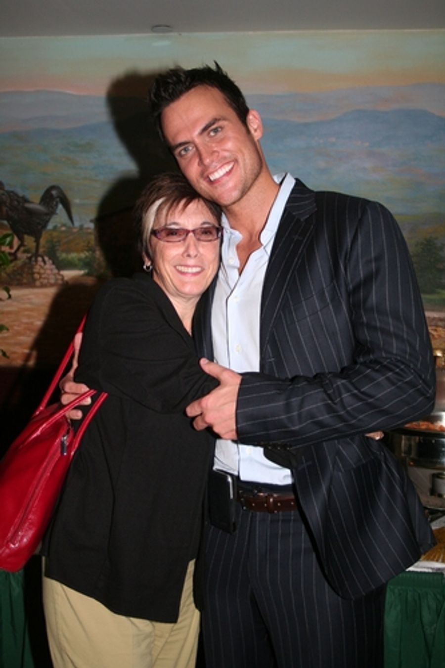 Photo Coverage: Cheyenne Jackson Portrait Unveiled at Tony's DiNapoli Image