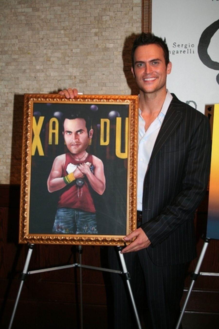 Photo Coverage: Cheyenne Jackson Portrait Unveiled at Tony's DiNapoli Image