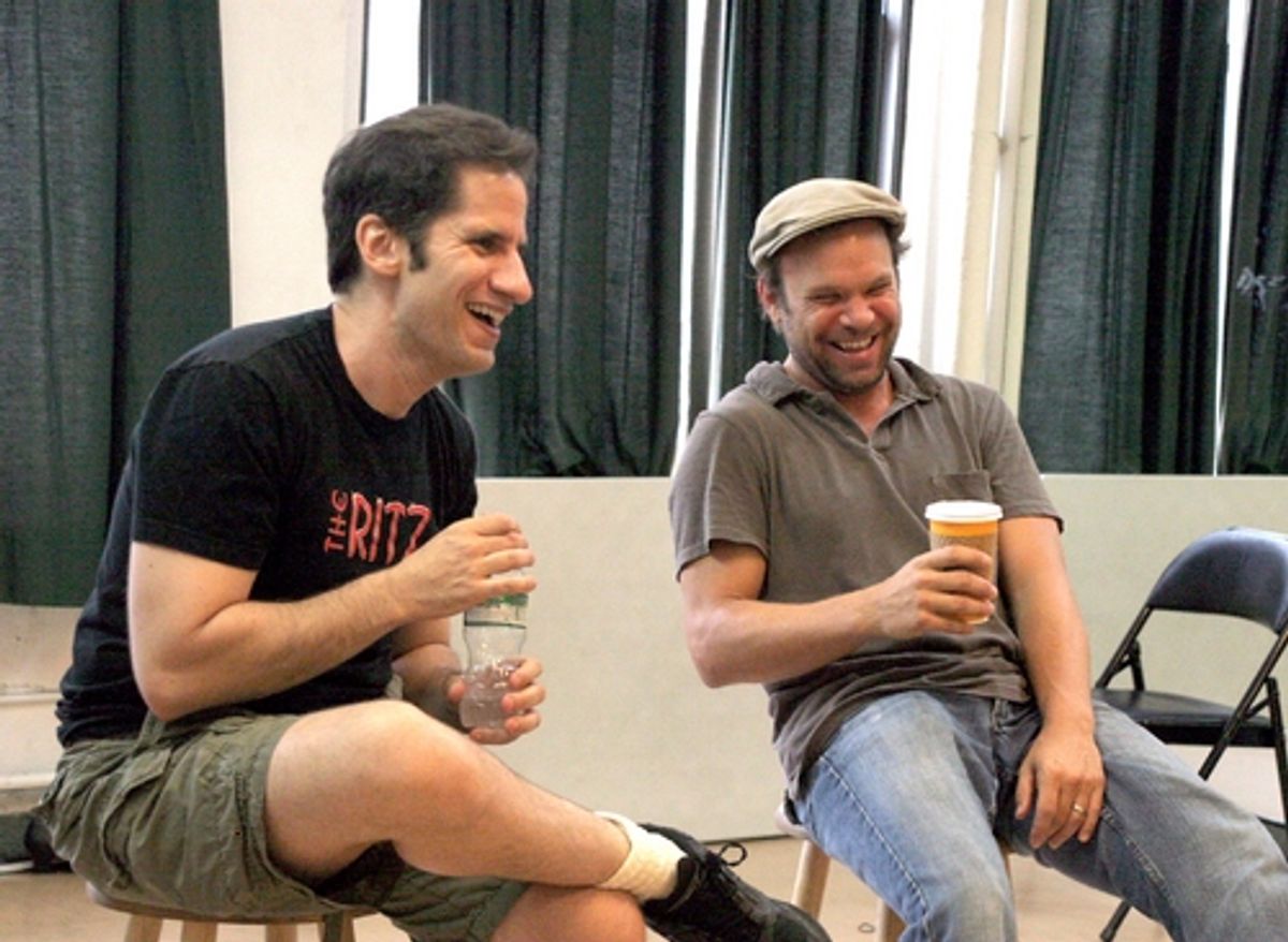 Seth Rudetsky and Norbert Leo Butz at Norbert Leo Butz Suprises BAA Students