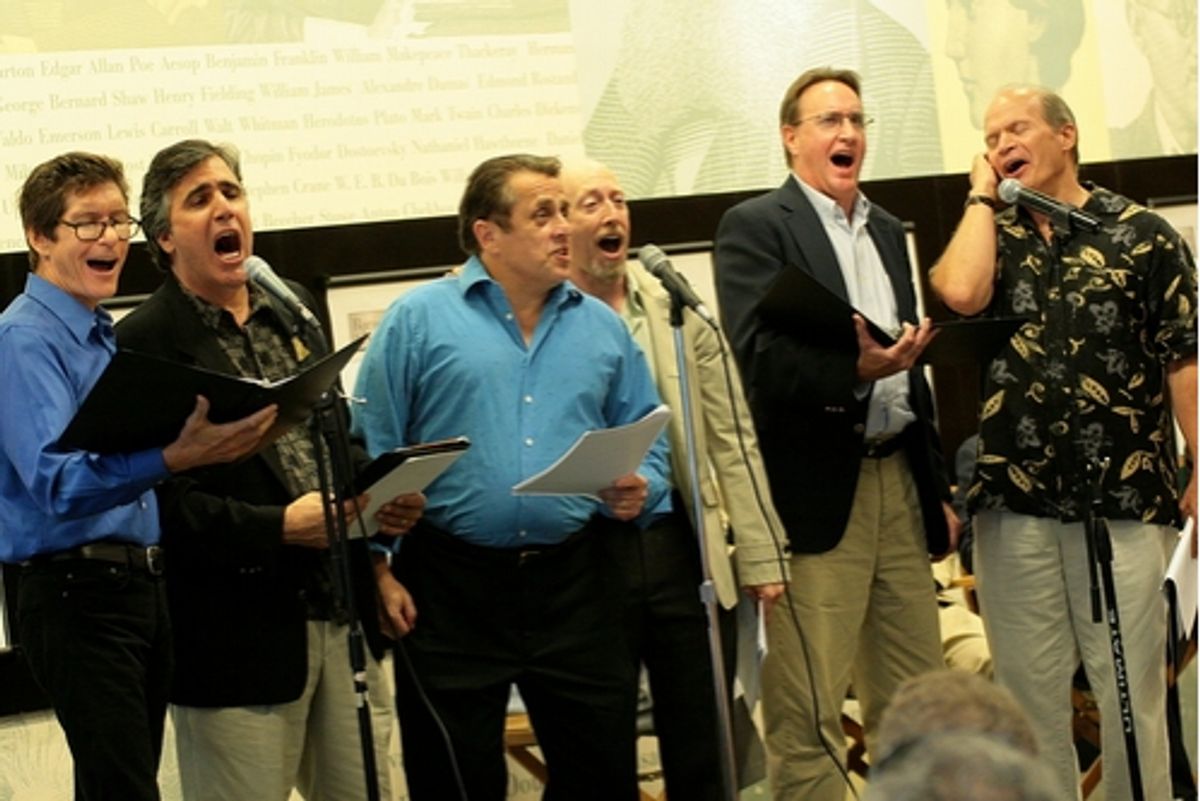 Herndon Lackey, Charles Pistone, Michael McCormick, Steve Routman, James Judy, and William Parry at 'The Gig' CD Launch at Barnes & Noble