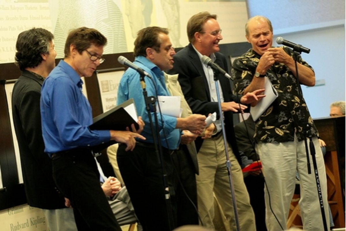 Herndon Lackey, Charles Pistone, Michael McCormick, Steve Routman, James Judy, and William Parry at 'The Gig' CD Launch at Barnes & Noble