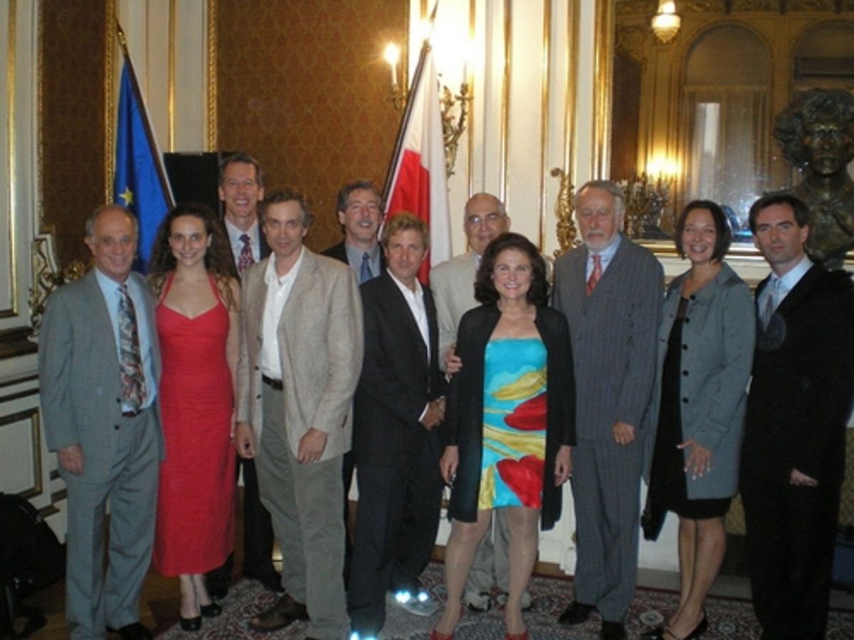 Thomas Ryan, Tracee Chimo, Steven Hauck, Scott Klavan, Michael Parva (director), Gene Silvers, Stan Raiff (Producer), Tovah Feldshuh, Krzysztof W. Kasprzyk (Consul General), Maja Wampuszyc, John Stanici  at 
