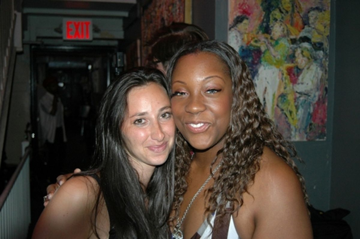 The shows producers-Amy Birnbaum and Dominique Sharpton at 