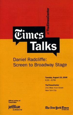 Daniel Radcliffe: Screen to Broadway Stage @ BroadwayWorld Daniel Radcliffe: Screen to Broadway Stage Photo
