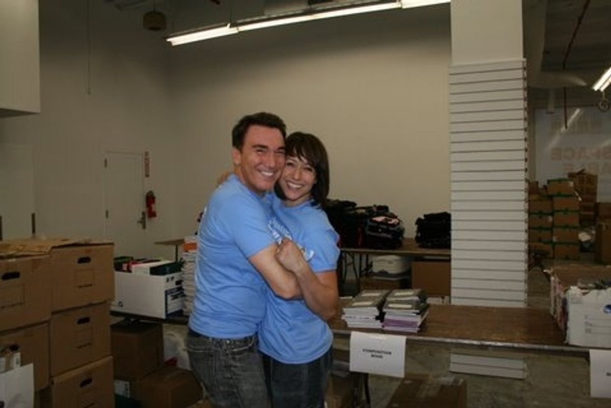 Patrick Page and Paige Davis at 