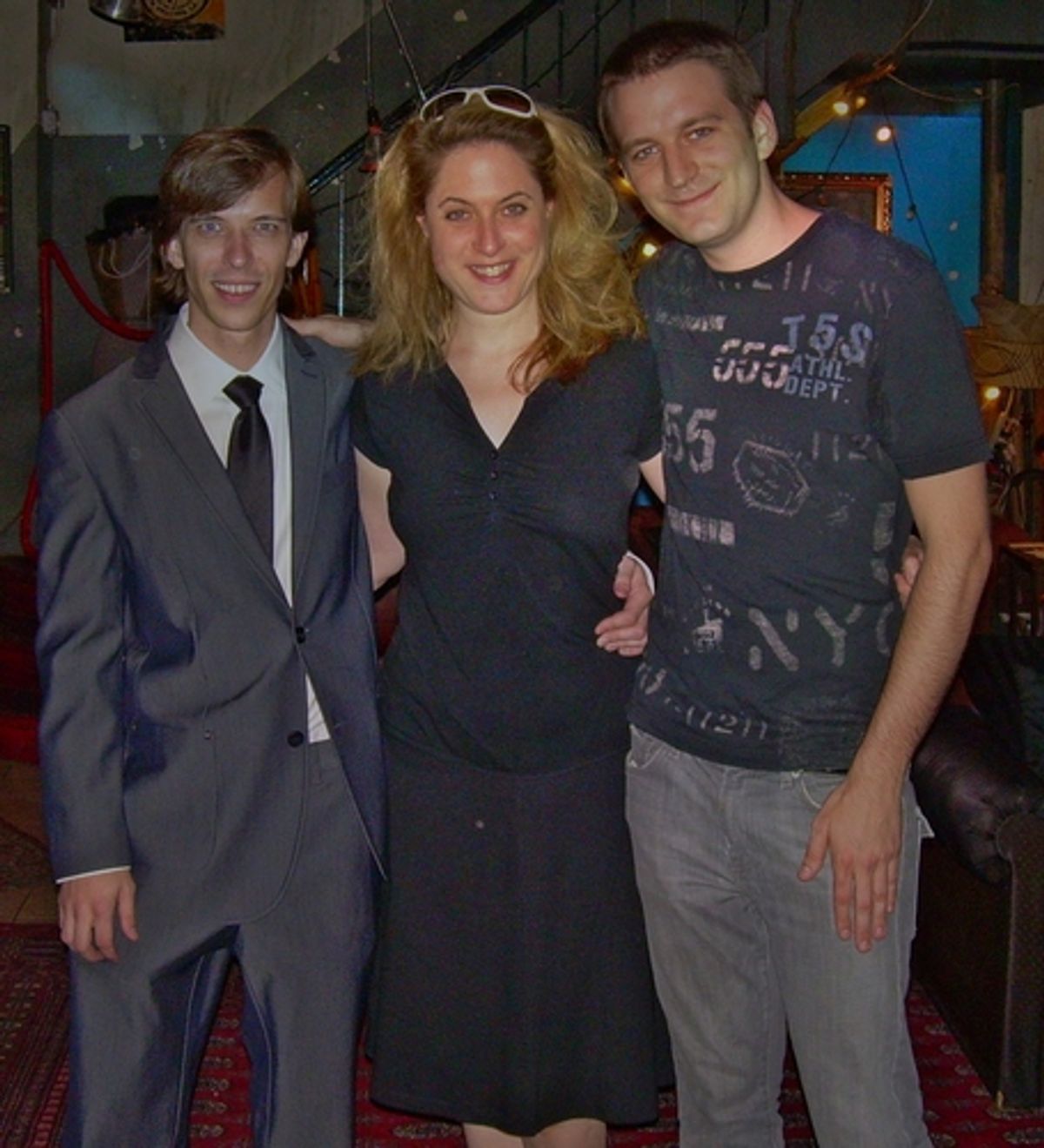 Joe Drymala, Lisa Lambert and Ryan J. Davis at 