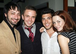 Stephen Full, Shane Scheel, Steve Mazurek and Annie Wersching Photo