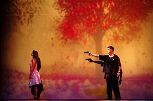Jessica Philips and Jarrod Emick @ BroadwayWorld Jessica Philips and Jarrod Emick Photo