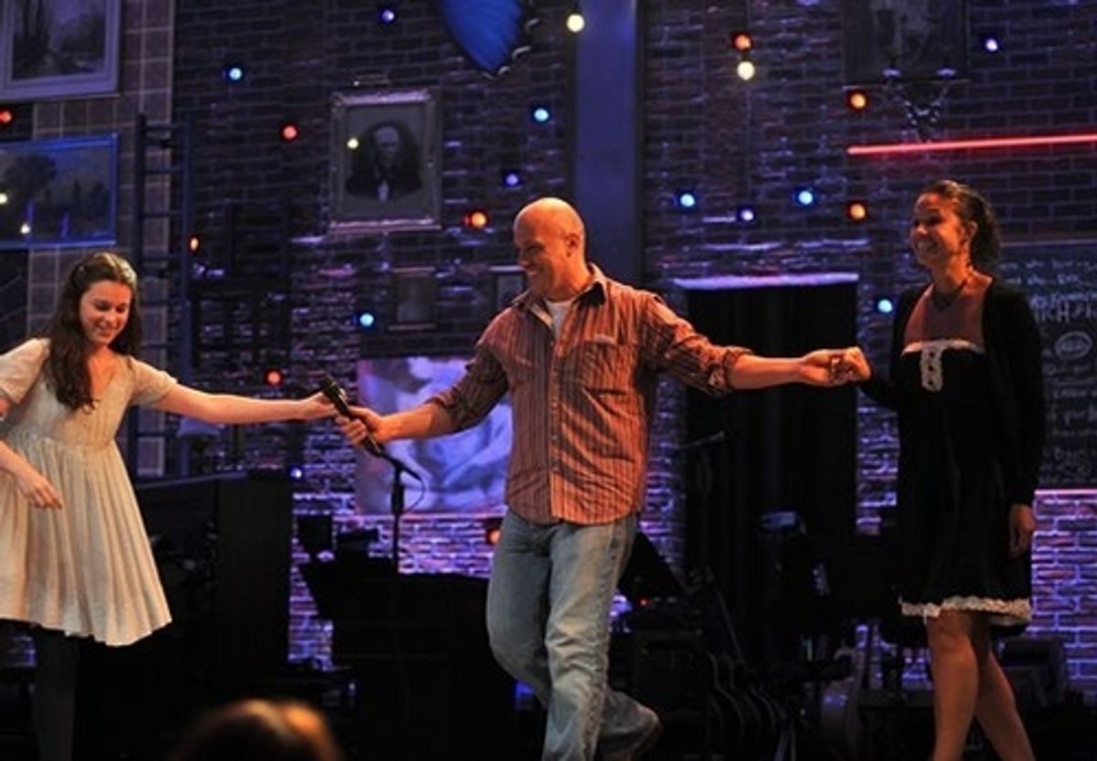 Alexandra Socha welcomes James Beneduce and Jennifer Li to the stage
 at 