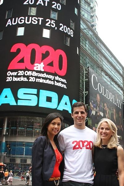 Maribel Aber, Ken Davenport, and Catherine Russell Photo