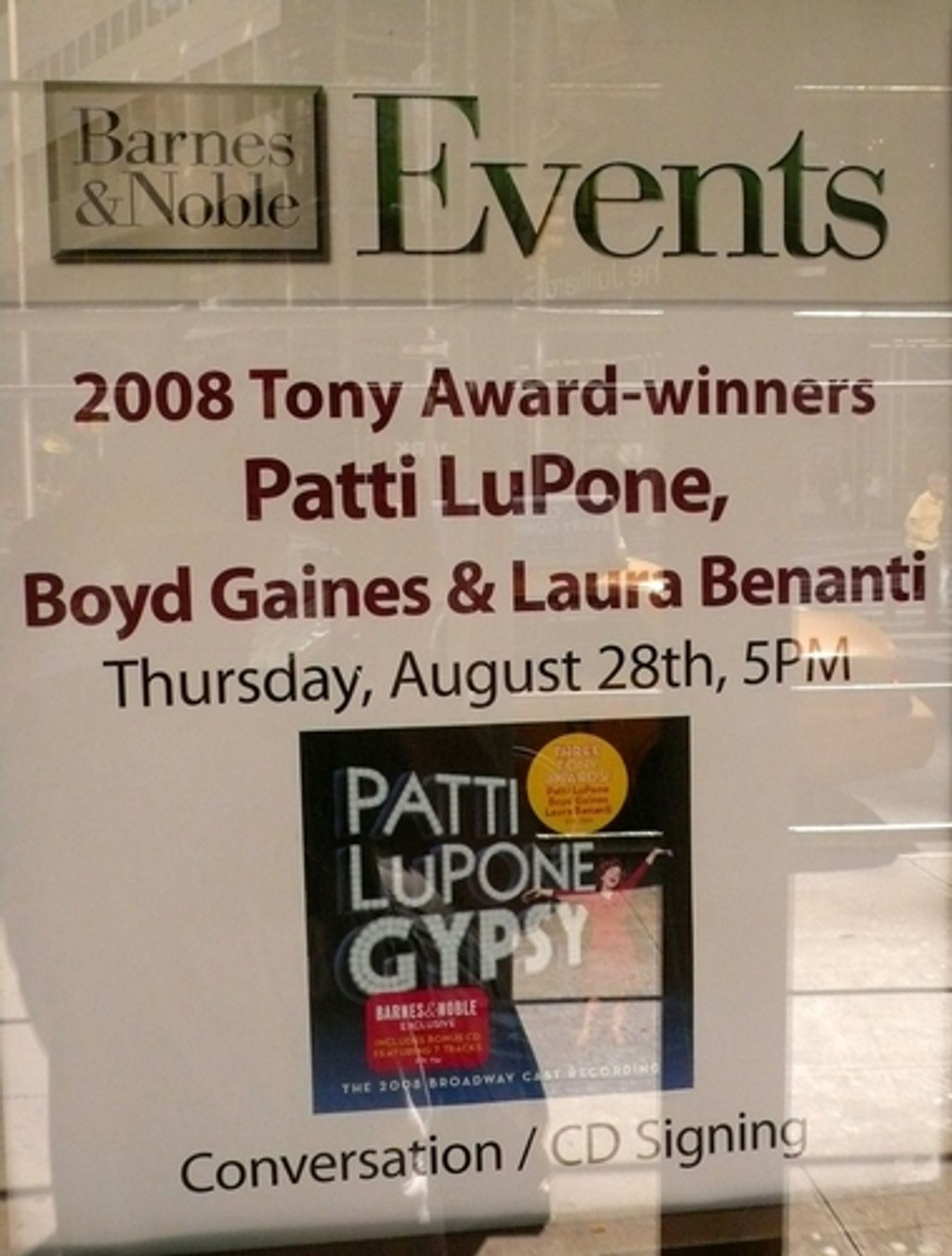 Photo Coverage: 'Gypsy' Cast Q & A at Barnes & Noble Photo Coverage: 'Gypsy' Cast Q & A at Barnes & Noble Image