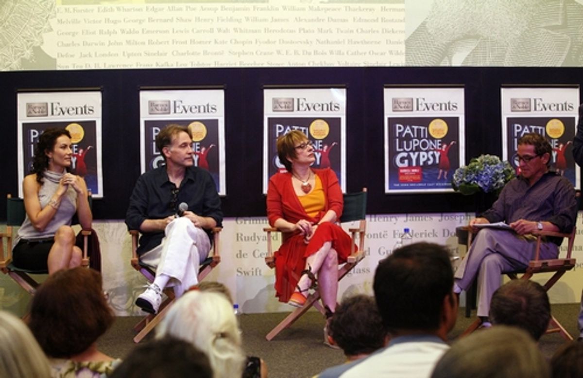 Laura Benanti, Boyd Gaines and Patti LuPone at 