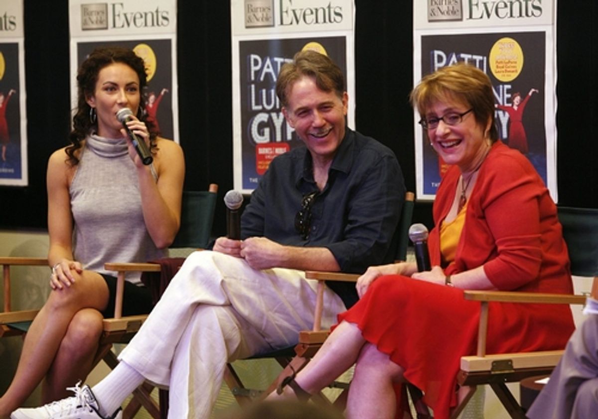 Laura Benanti, Boyd Gaines and Patti LuPone at 