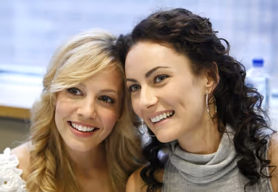 Leigh Ann Larkin and Laura Benanti Photo