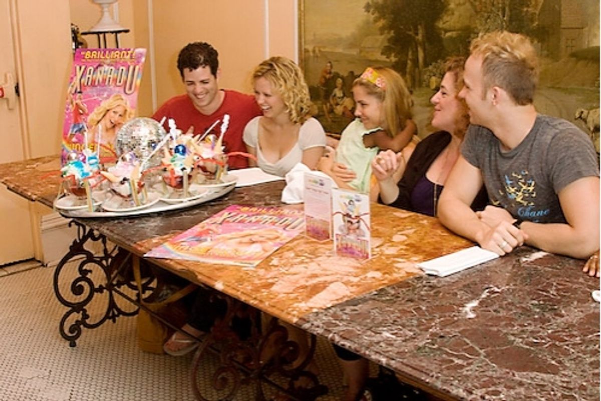 Jacob ben Widmar, Patti Murin, Kerry Butler, Mary Testa, and Marty Thomas at 