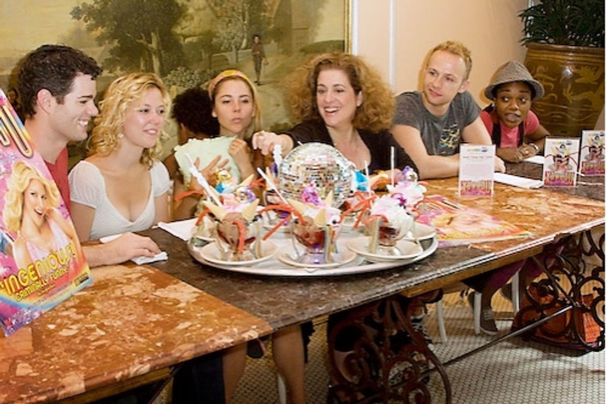 Jacob ben Widmar, Patti Murin, Kerry Butler, Mary Testa, and Marty Thomas at 