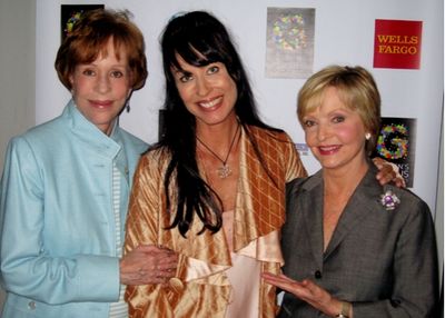 Carol Burnett, Erin Hamilton and longtime family friend Florence Henderson Photo