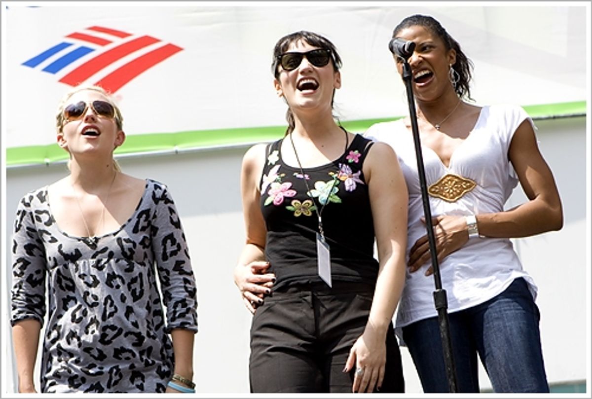 Tracy McDowell and Eden Espinosa at 