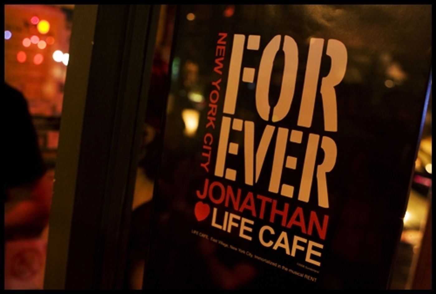 Photo Flash: Life Cafe Dedication in Honor of RENT Creator Jonathan Larson Photo Flash: Life Cafe Dedication in Honor of RENT Creator Jonathan Larson Image