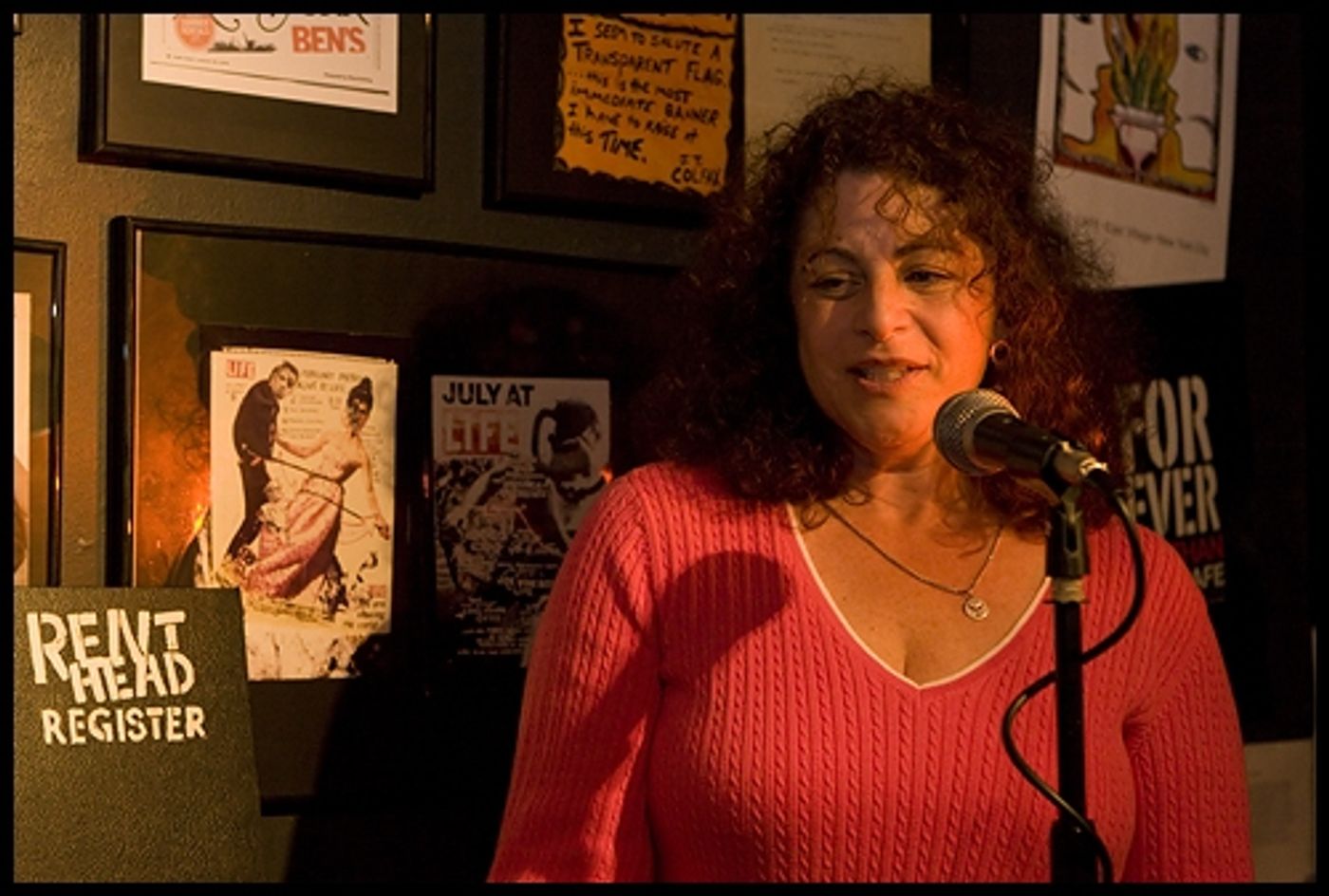 Photo Flash: Life Cafe Dedication in Honor of RENT Creator Jonathan Larson Photo Flash: Life Cafe Dedication in Honor of RENT Creator Jonathan Larson Image