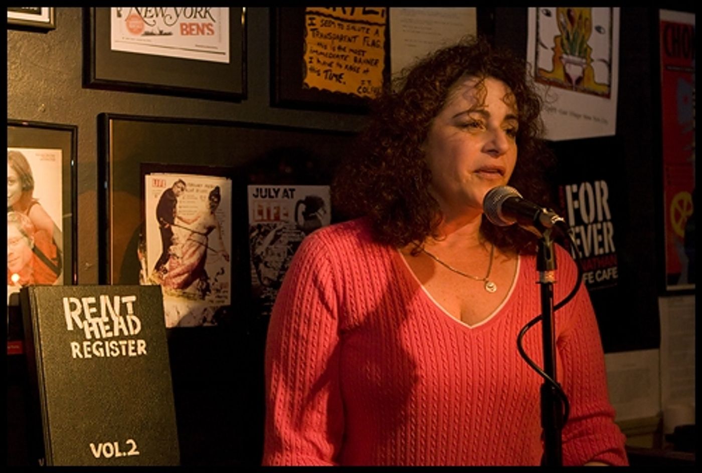Photo Flash: Life Cafe Dedication in Honor of RENT Creator Jonathan Larson Photo Flash: Life Cafe Dedication in Honor of RENT Creator Jonathan Larson Image