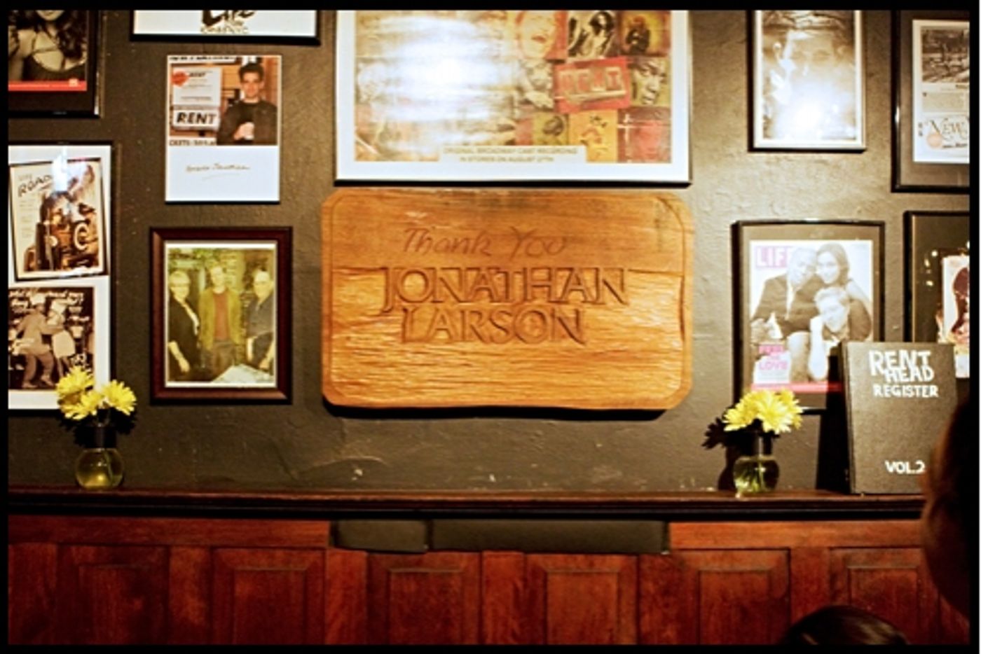 Photo Flash: Life Cafe Dedication in Honor of RENT Creator Jonathan Larson Photo Flash: Life Cafe Dedication in Honor of RENT Creator Jonathan Larson Image