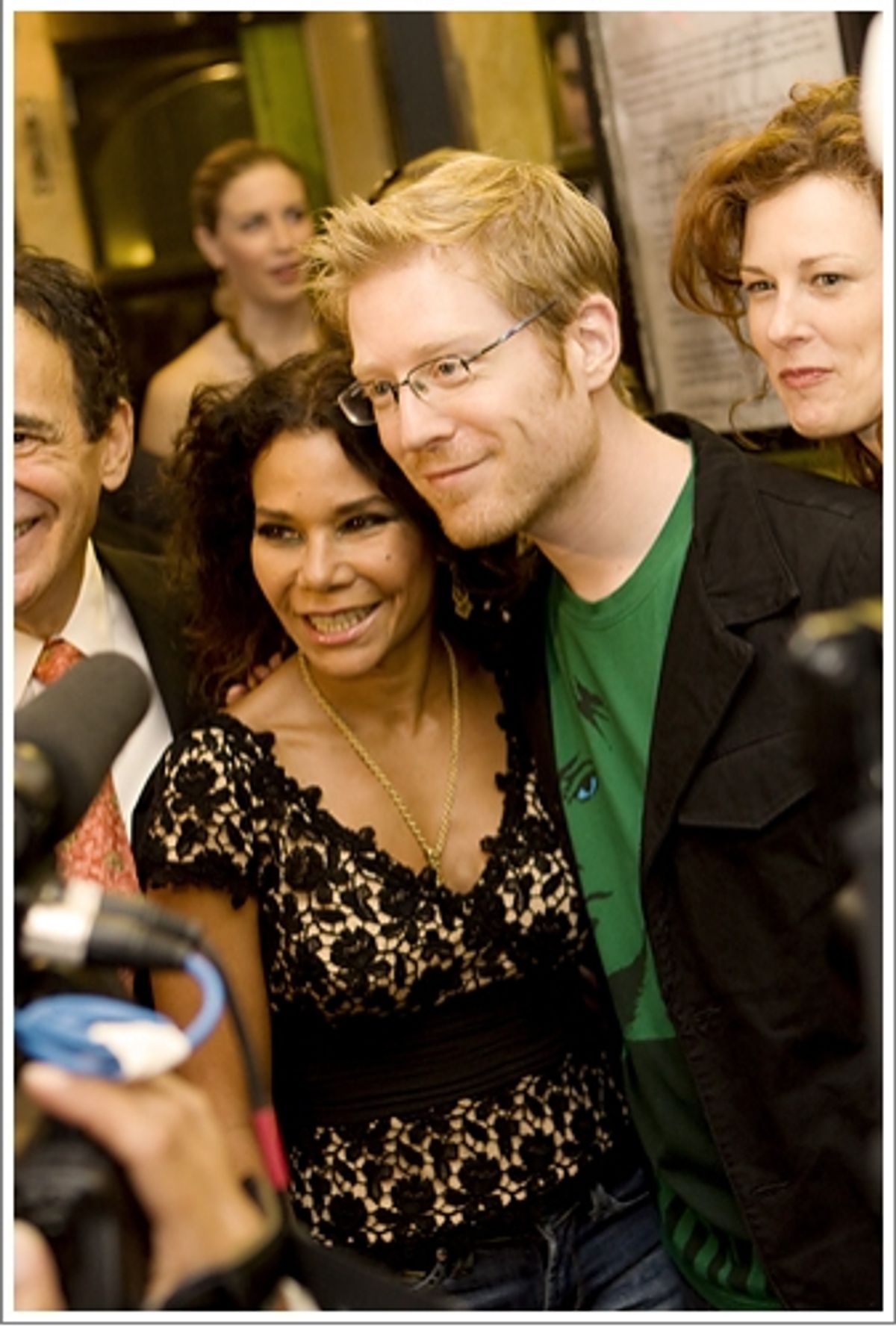 Daphne Rubin-Vega and Anthony Rapp at 