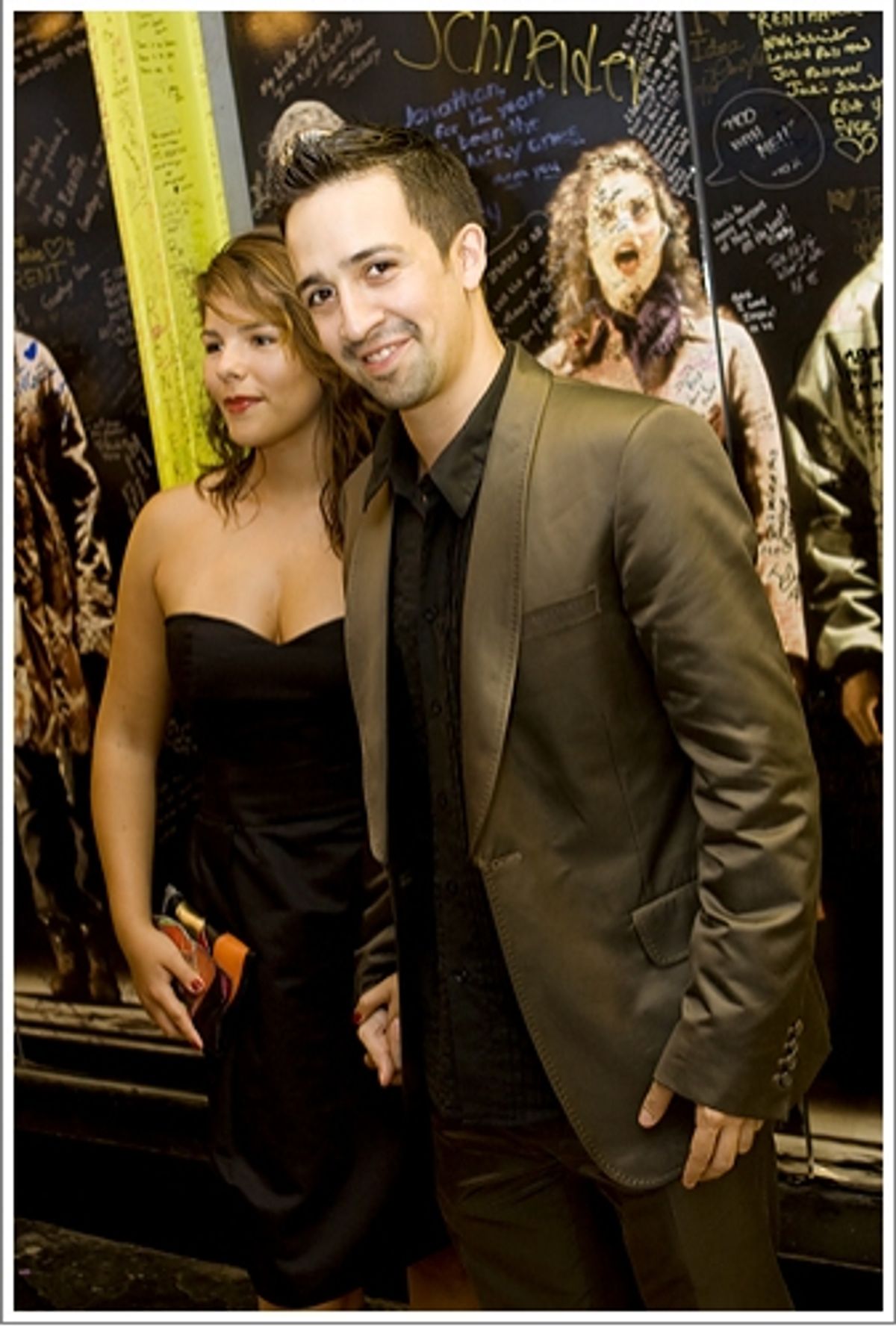 Vanessa Nadal and Lin-Manuel Miranda at 