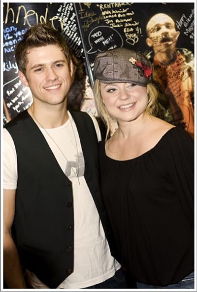 Aaron Tveit and Kendra Kassebaum Photo