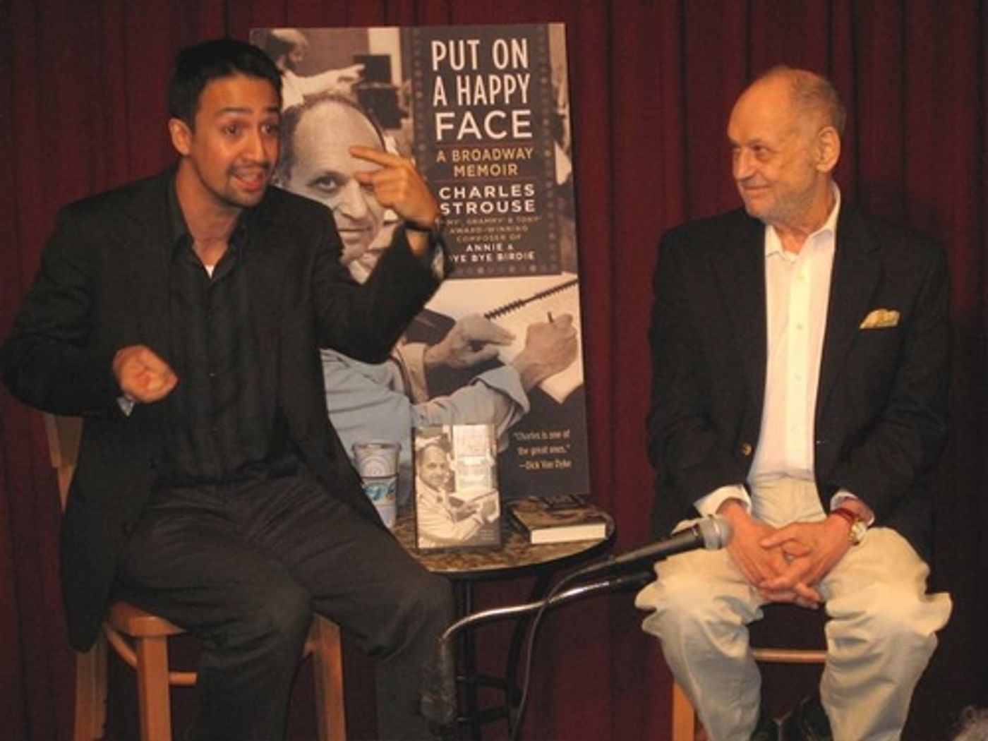 Photo Flash: Strouse and Miranda at The Drama Bookshop  Image