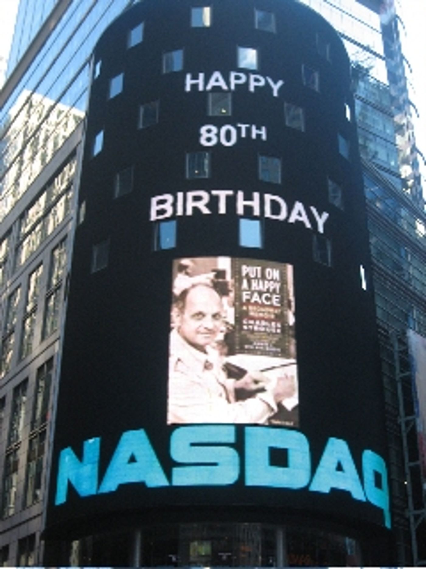 Photo Flash: Charles Strouse Rings the NASDAQ Closing Bell Photo Flash: Charles Strouse Rings the NASDAQ Closing Bell Image