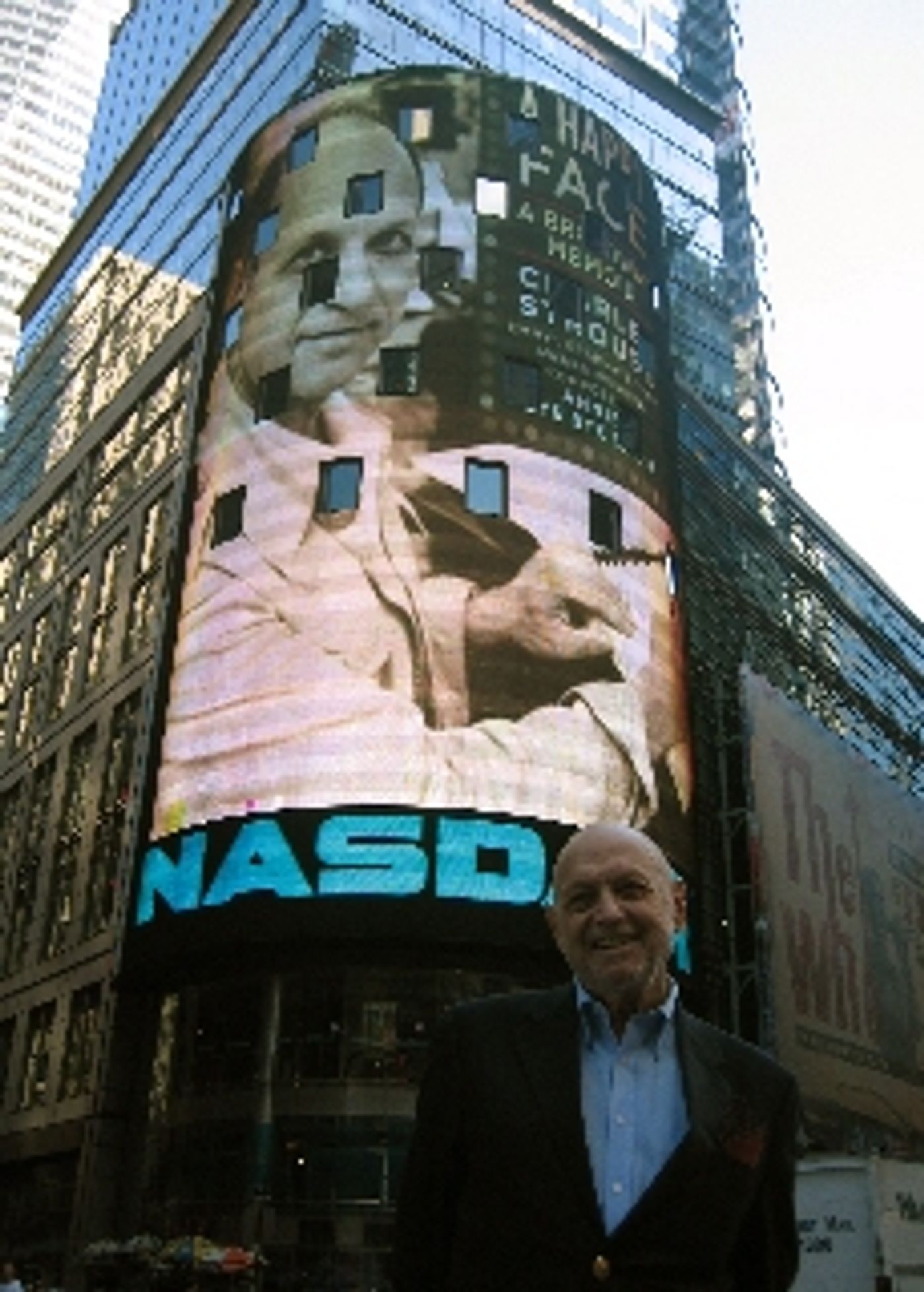 Photo Flash: Charles Strouse Rings the NASDAQ Closing Bell  Image