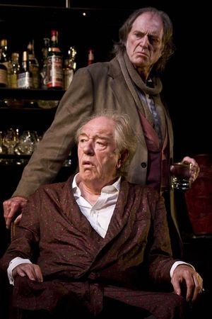 Michael Gambon (Hirst) and David Bradley (Spooner) @ BroadwayWorld Michael Gambon (Hirst) and David Bradley (Spooner) Photo