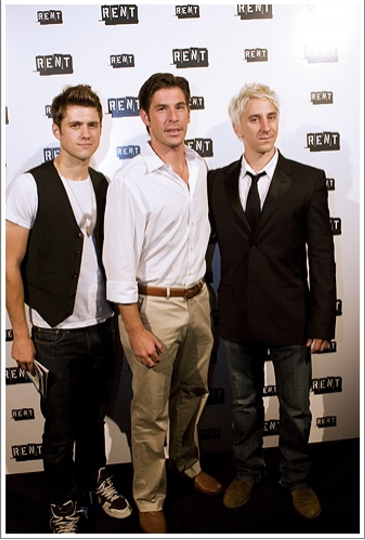 Aaron Tveit, Richard H. Blake and Luther Creek

 at 
