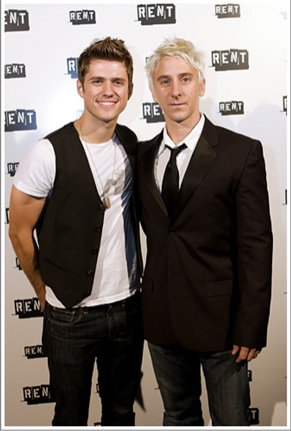 Aaron Tveit and Luther Creek

 Photo