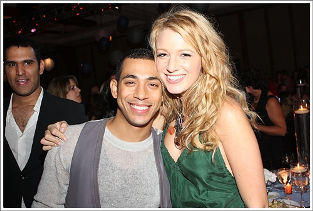 Justin Johnston and Blake Lively at 