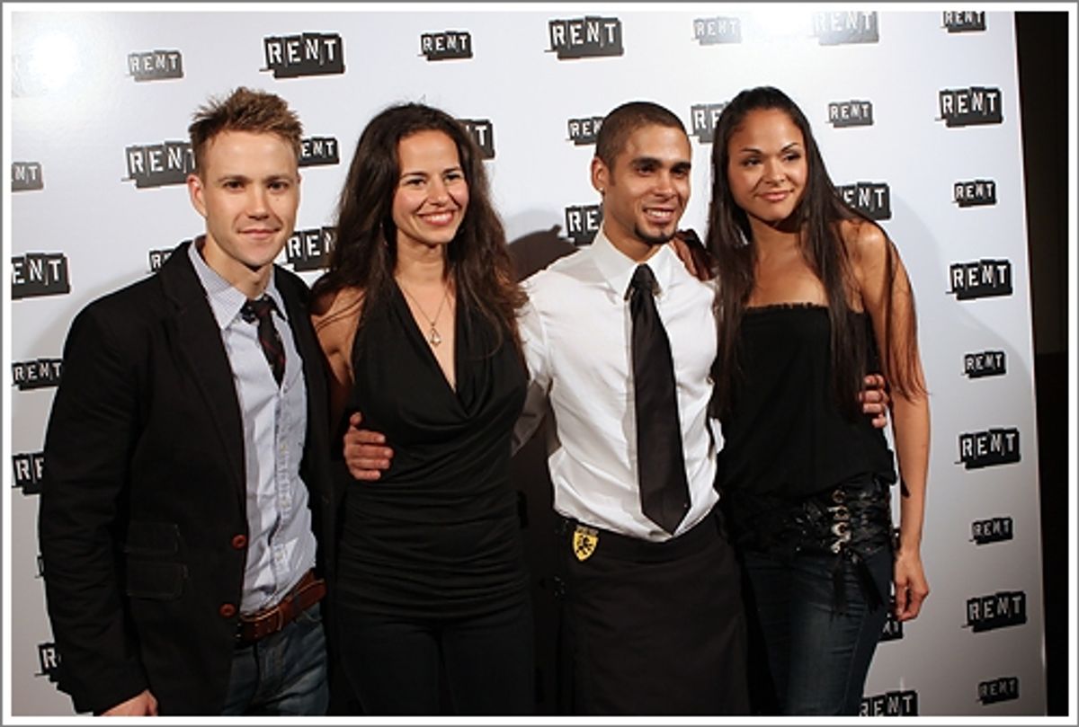 Christopher J. Hanke, Mandy Gonzalez, Wilson Jermaine Heredia and Karen Olivo

 at 