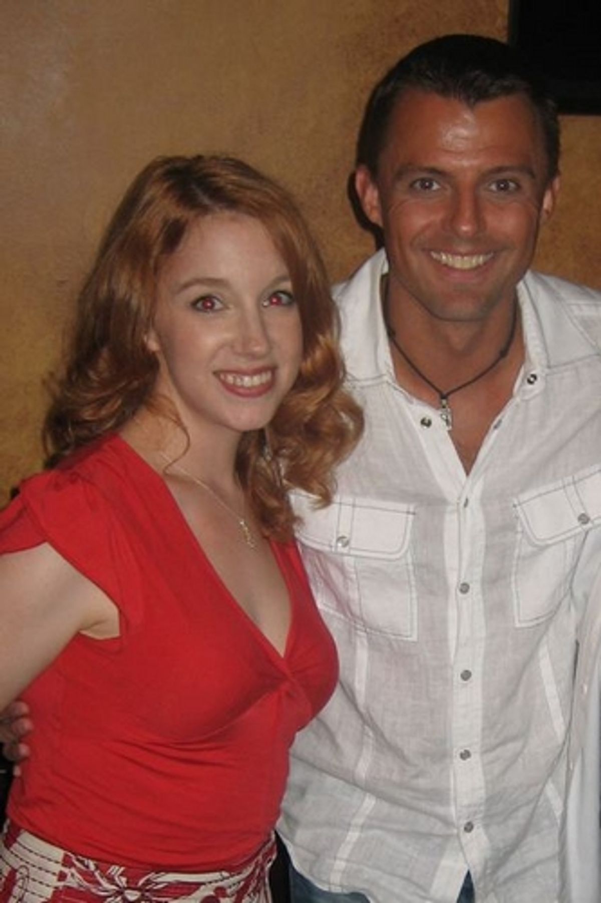 Casey Clark and Director Bill Fennely at 