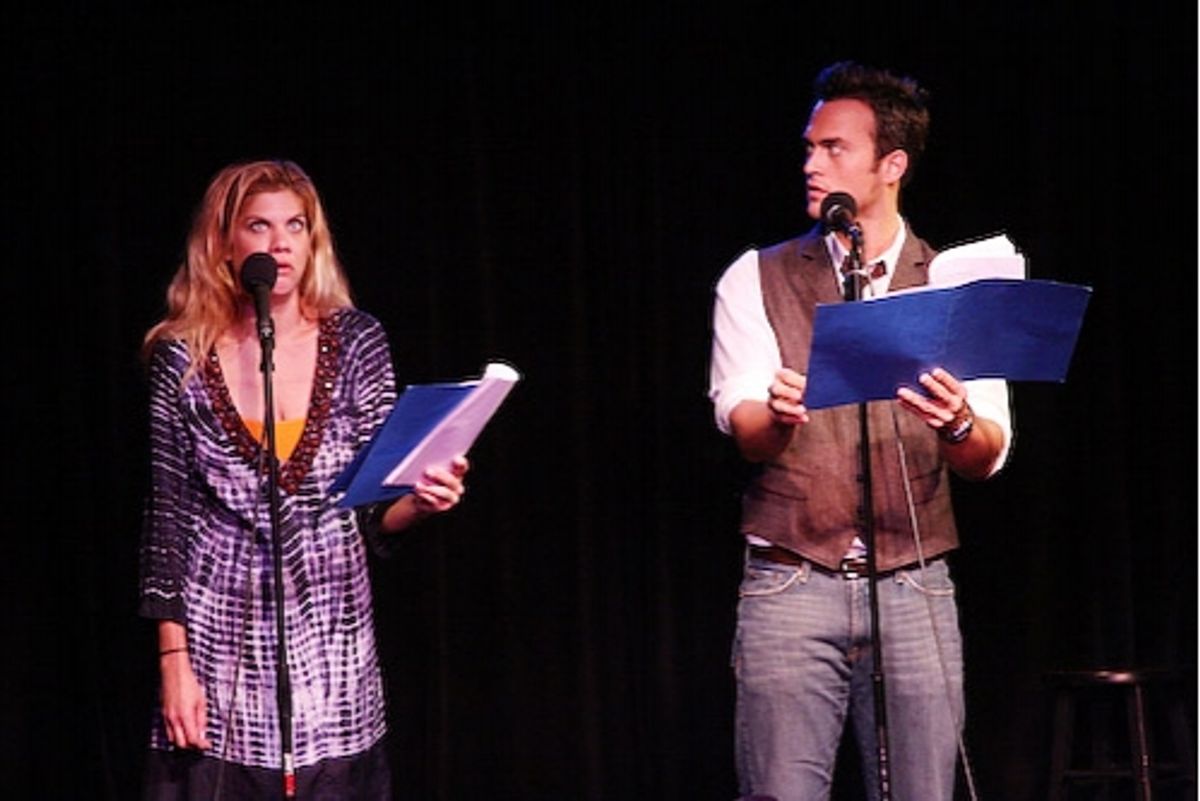 Kristen Johnston and Cheyenne Jackson at 