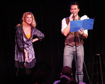 Kristen Johnston and Cheyenne Jackson

 Photo