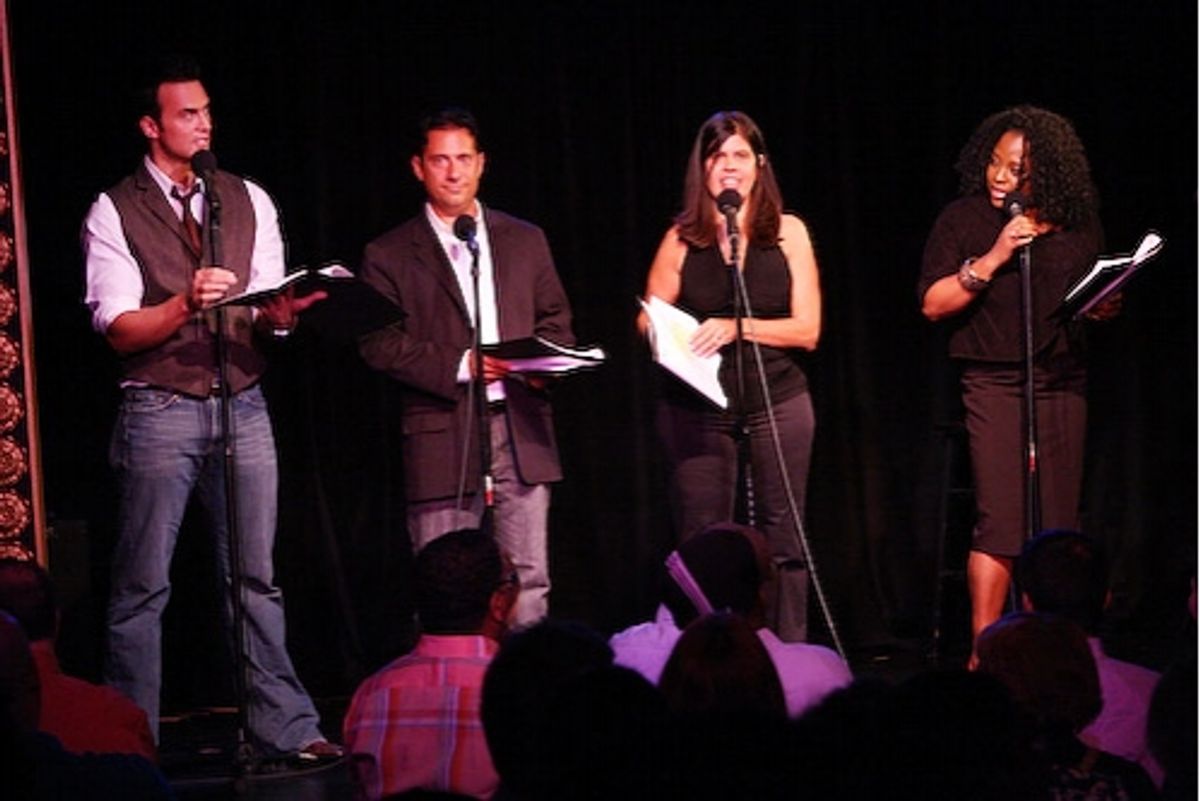 Cheyenne Jackson, Eugene Pack, Dayle Reyfel, and Sherri Shepherd

 at 