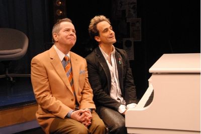 Peter Bartlett and David Pittu  Photo