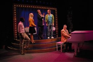 Brandon Goodman, Peter Bartlett, Helene York, Matt Schock and David Pittu @ BroadwayWorld Brandon Goodman, Peter Bartlett, Helene York, Matt Schock and David Pittu Photo