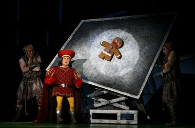 Christopher Sieber and "Gingy"  Photo