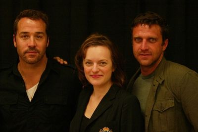 Jeremy Piven, Elisabeth Moss and Raul Esparza Photo