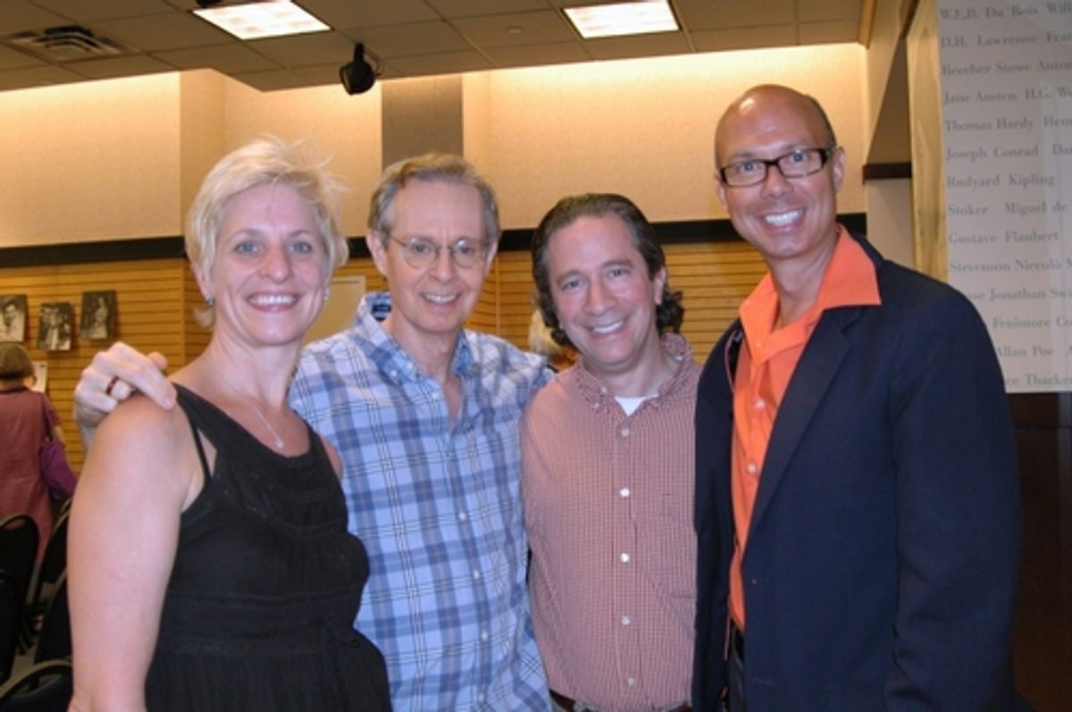 Kelli Barclay, Randy Skinner (Choreoghrapher) Michael Lavine, and Richie Ridge (Broadway Beat)

 at 